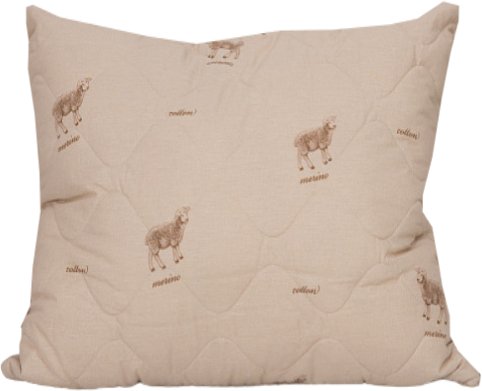 

Спальная подушка Milanika Овечья шерсть Премиум Лайт 68x68