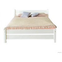 Кровать Dyatel Бора 140x200 с настилом HF-BS-034-WH (белый)