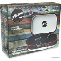 Виниловый проигрыватель Alive Audio Vintage (бордовый)