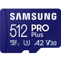 Карта памяти Samsung PRO Plus microSDXC 512GB (с кардридером)