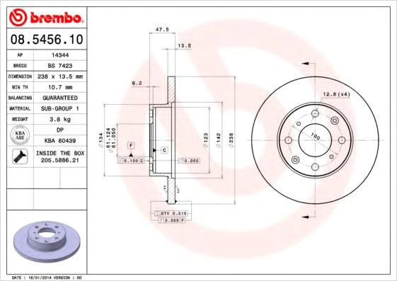 

Brembo 08545610