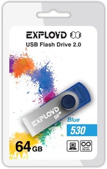 

USB Flash Exployd 530 64GB (синий) [EX064GB530-Bl]