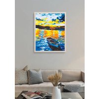 Картина по номерам PaintLine Лодка у моря NOSI-A01A3