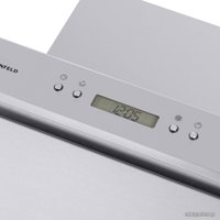 Кухонная вытяжка MAUNFELD Gloria 90 (нержавеющая сталь/черное стекло)