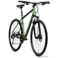 Велосипед Merida Crossway 300 L 2021 (матовый зеленый/темно-зеленый)