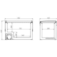 Компрессорный автохолодильник Alpicool BD135 (без адаптера 220В)