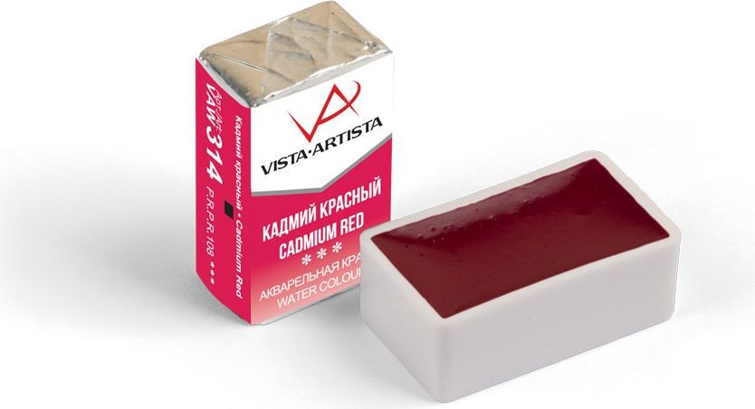 

Акварельная краска Vista-Artista VAW (2.5 мл, 314 кадмий красный)