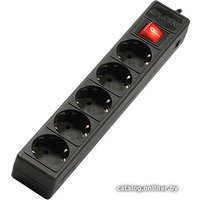 Сетевой фильтр SVEN Optima Base 5, черный, 3 м