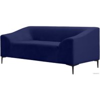 Диван Brioli Тони двухместный (V11/темно-синий)