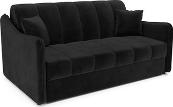 Мебель-АРС аккордеон Давос НПБ 140x200 см M2-113-9 (велюр черный HB-178/17)