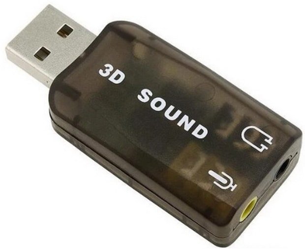 

USB аудиоадаптер USBTOP USB2.0 3D 2.1/5.1