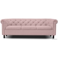 Диван Brioli Винчестер трехместный (J11/розовый)