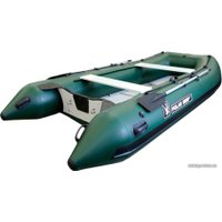 Моторно-килевая лодка Polar Bird Eagle PB-420E ПБ18 стеклокомпозит (зеленый)