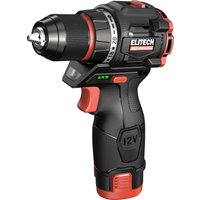 Дрель-шуруповерт ELITECH CD 12L2 E2201.038.01 (с 2-мя АКБ, кейс)