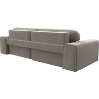 Угловой диван Лига диванов Лига-029 левый 121917L (микровельвет бежевый)