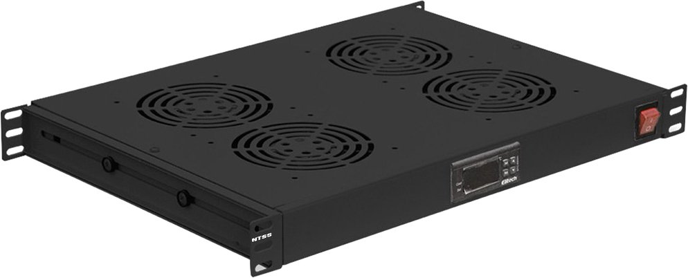 

Блок вентиляторов для серверного шкафа NTSS NTSS-FAN4/19T-BL