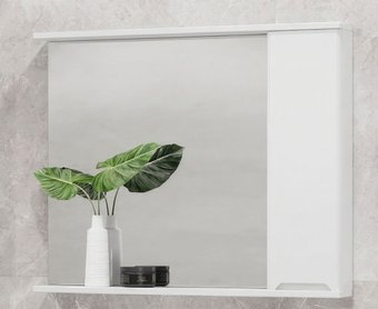 Axus Шкаф с зеркалом для ванной Кира 70 (правое)