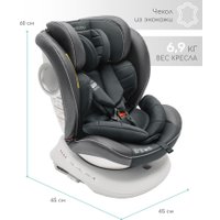 Детское автокресло Amarobaby Champion Isofix AMARO-2008CH-Gr (графит)