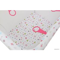 Игровой манеж Фея Классика (лесные друзья, розовый)
