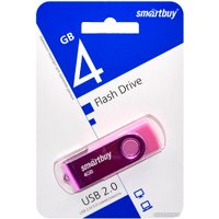 USB Flash SmartBuy Twist 4GB (розовый)