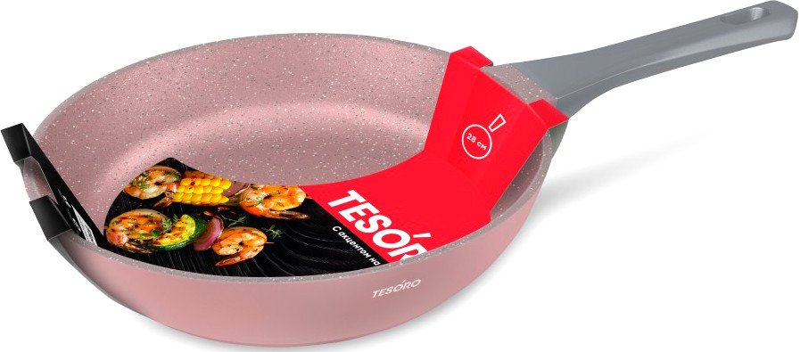 Сковорода Tesoro Florence total pink TF1628tp