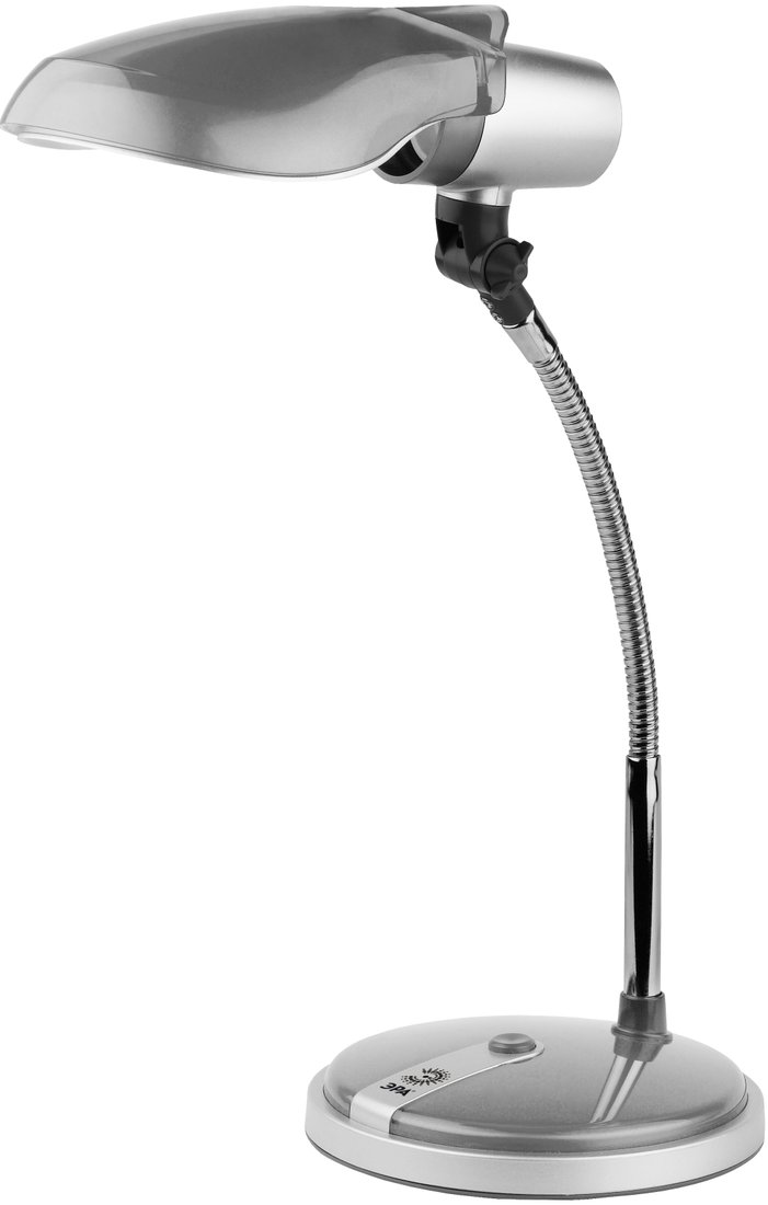 

Настольная лампа ЭРА NE-301-E27-15W-S (серебро)