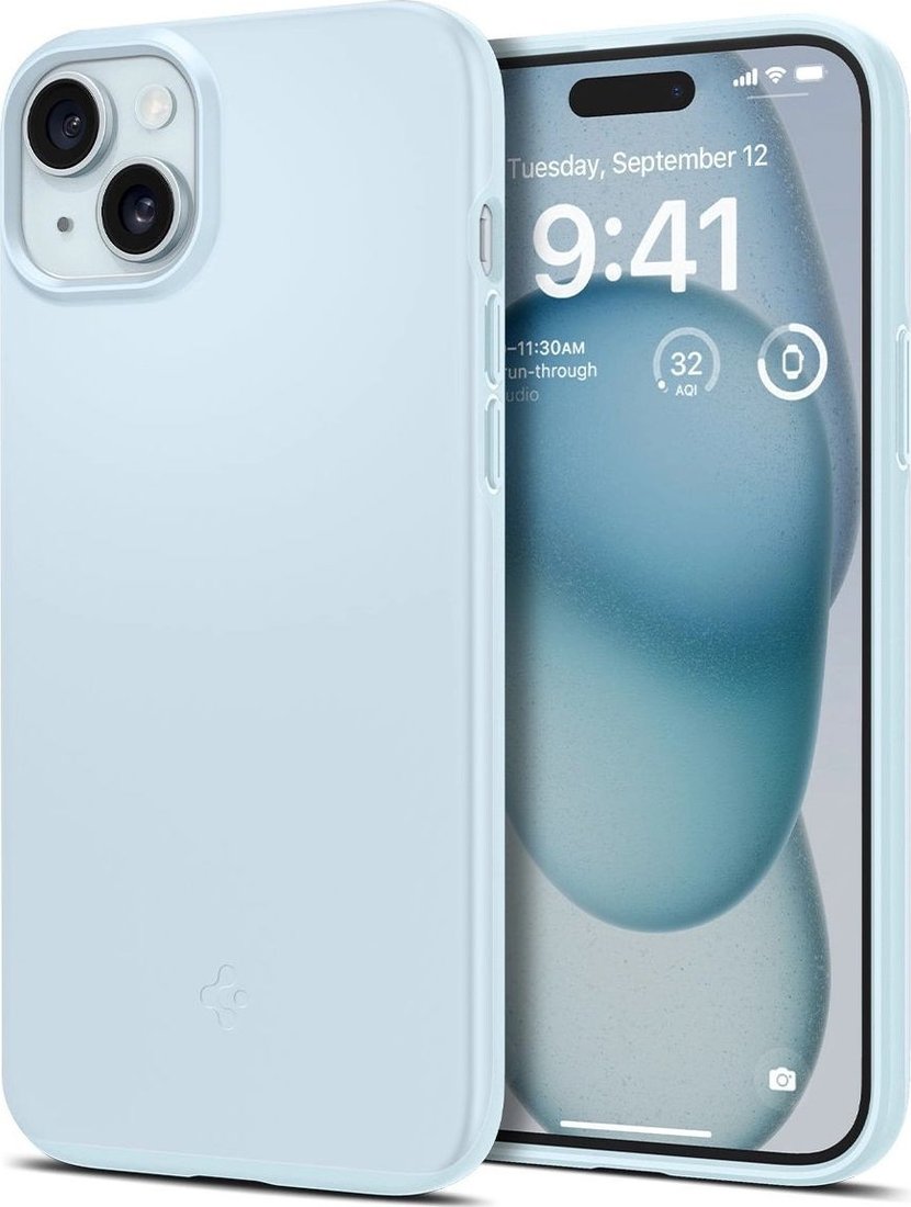 

Чехол для телефона Spigen Thin Fit для iPhone 15 ACS06781 (синий)