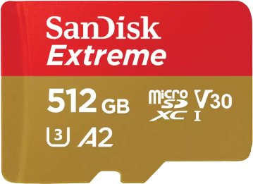 

Карта памяти SanDisk Extreme SDSQXAV-512G-GN6MA microSDXC 512GB