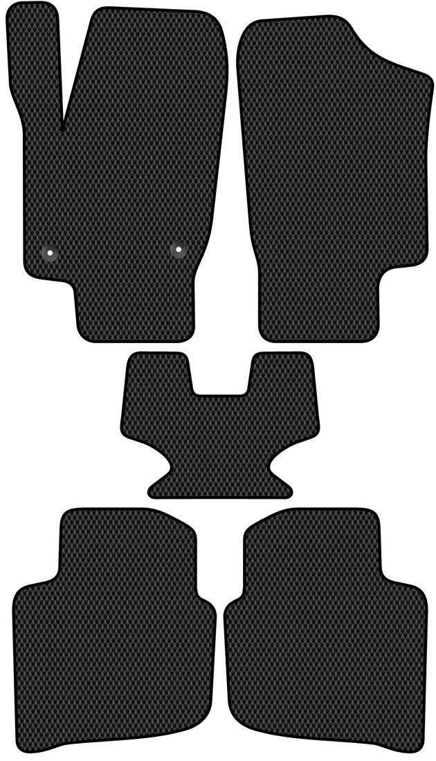 

Комплект ковриков для авто Alicosta Jetta VA3 I (седан) 2019 - Н.В. (черный, ромб)