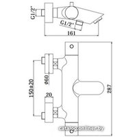 Смеситель Paffoni Light LIQ023ST