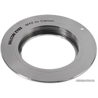 Адаптер Falcon Eyes M42 на Canon (серебристый)