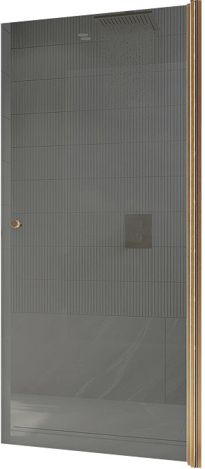 

Душевая дверь MaybahGlass 60x198 MGD-800-2 (графитовое стекло/бронзовый)