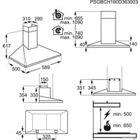 Кухонная вытяжка Electrolux EFF60560OX