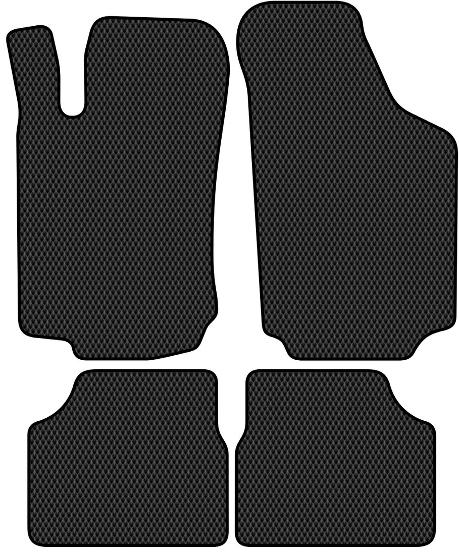 

Комплект ковриков для авто Alicosta Opel Corsa (хэтчбек 5 дв / C) 2000 - 2006 (черный, ромб)