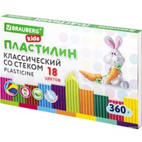 Пластилин BRAUBERG Kids 106510 (18 цв)