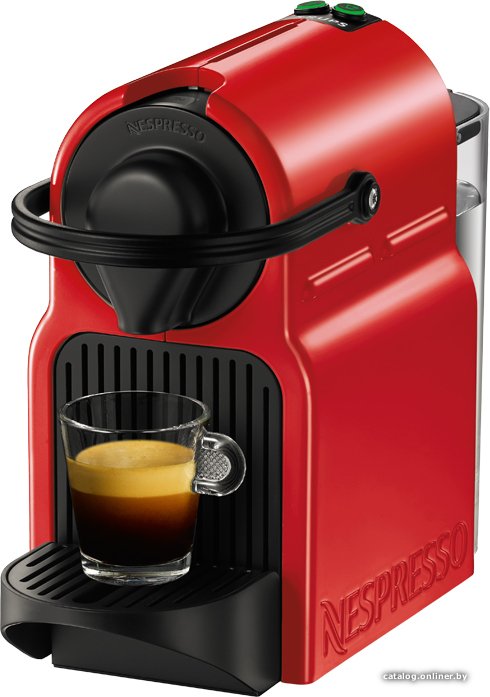 Капсульная кофеварка Krups Nespresso Inissia XN100510 (красный)