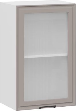 

Шкаф навесной Трия Белладжио 1ВВ45С с одной дверью (белый/софт капучино)