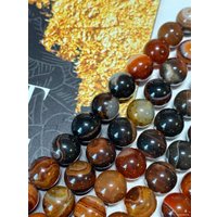 Серьги Wolves Элитный Агат 40768 №2 (медный)