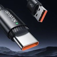 Кабель McDodo CA-4730 USB Type-A - USB Type-C (1.5 м, черный)