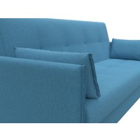 Диван Лига диванов Лига-018 книжка 125609 (рогожка амур голубой)