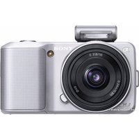 Беззеркальный фотоаппарат Sony Alpha NEX-3D Double Kit 16mm + 18-55mm