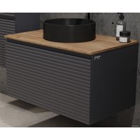  Jorno Тумба под умывальник Cossety 80 Coss.01.80/P/A-DZ/JR (антрацит/дуб крафт золотой)