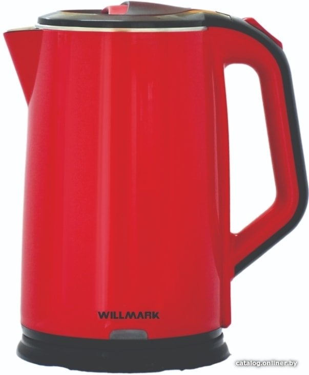 Электрический чайник Willmark WEK-2012PS (красный/черный)