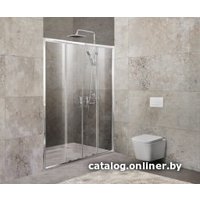 Душевая дверь BelBagno Unique-BF-2-150/180-P-Cr (матовое стекло)