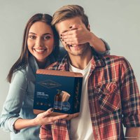 Подарочный набор Gillette King C бальзам для бороды 100 мл + средство для очищения лица 350 мл + расческа