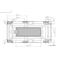 Ванна Triton Алекса 170x75 (с ножками и экраном)