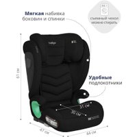 Детское автокресло Indigo Defender Isofix (черный)