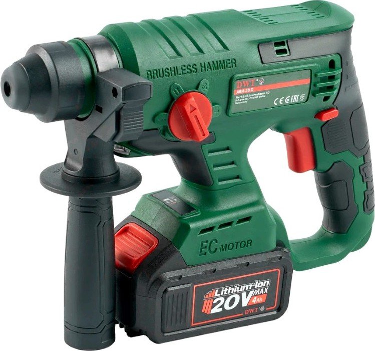 

Перфоратор DWT ABH-20 D-2H BMC (с 2-мя АКБ)