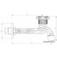 Кран ZorG AZR 31818 BR (античная бронза)