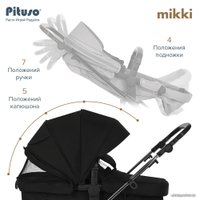 Универсальная коляска Pituso Mikki G16 (2 в 1, черный)